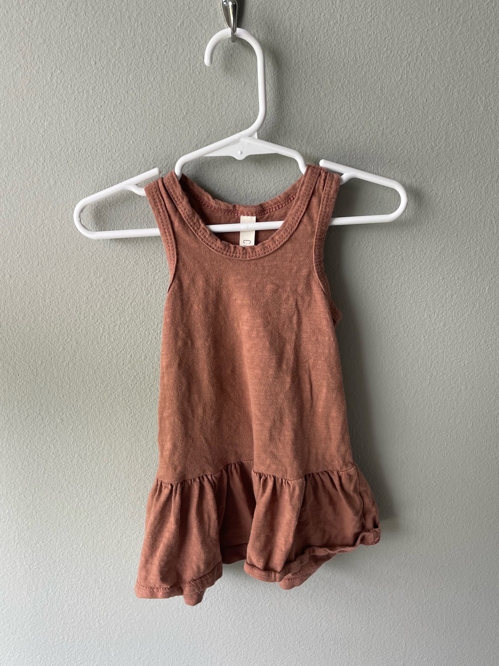 Childhoods Clothing Twirly Tank Dress in color Clove